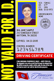 Tennessee Driving Certificate